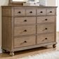 Riva Ridge Oxford 8-Drawer Chesser in Tan, , large