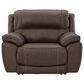 Signature Design by Ashley Dunleith Zero Wall Power Recliner with Power Headrest in Chocolate, , large