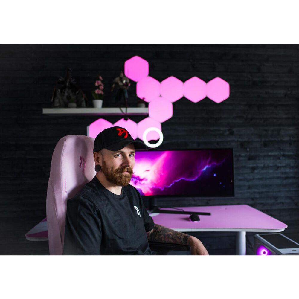 Arozzi Vernazza Soft Gaming Chair in Pink, , large