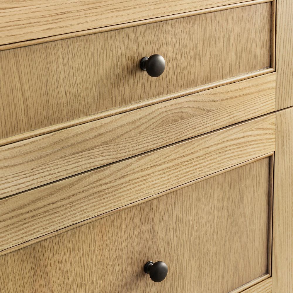 James Martin Breckenridge 48" Single Bathroom Vanity Cabinet in Light Natural Oak, , large