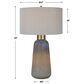 Uttermost Western Sky Table Lamp in Blue Green, Indigo and Golden Rust, , large