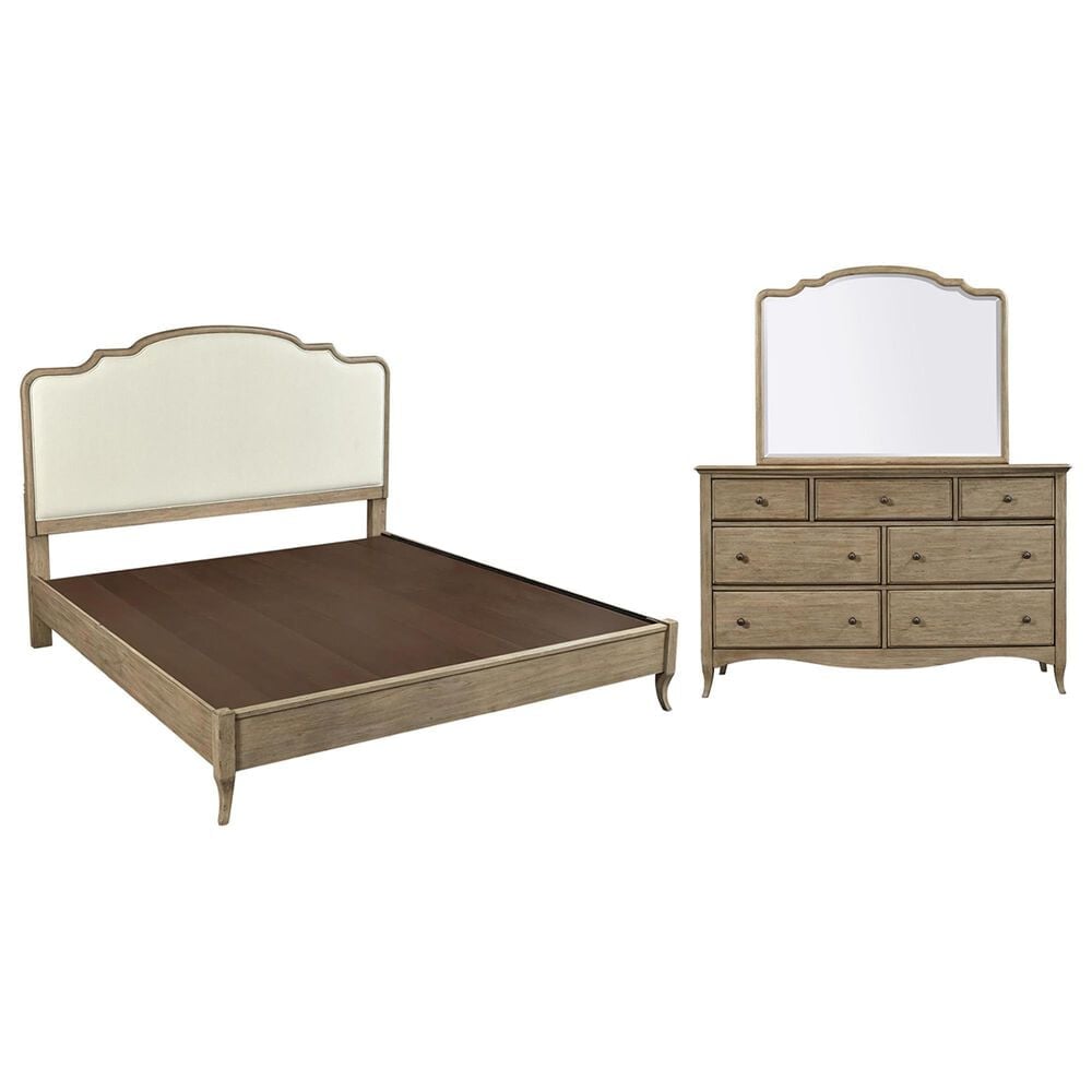 Riva Ridge Provence 3 Piece Queen Bedroom Set in Patine, , large
