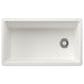 Blanco Inteos 33" Undermount Single Bowl Kitchen Sink in White, , large