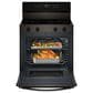 Whirlpool 5.3 Cu. Ft. Freestanding Smart Electric Range with Air Cooking Technology in Black Stainless Steel, , large