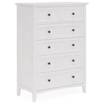 Urban Home Grace 5-Drawer Chest in Snowfall White, , large