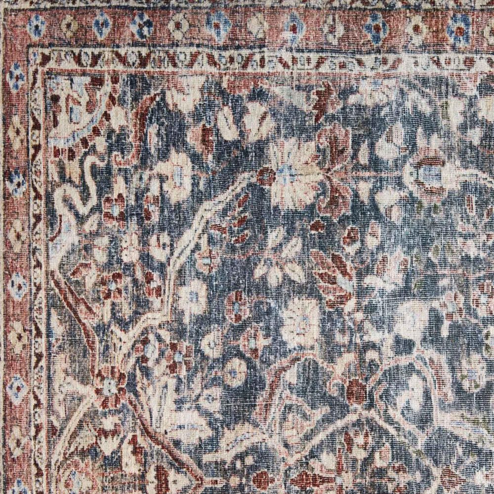 Chris Loves Julia x Loloi Jules 2&#39; x 5&#39; Denim and Spice Area Rug, , large