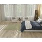 Nourison Courtyard Ivory and Green 6" Square Indoor/Outdoor Area Rug, , large