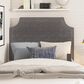 The Monday Company Twin Upholstered Headboard in Gray, , large