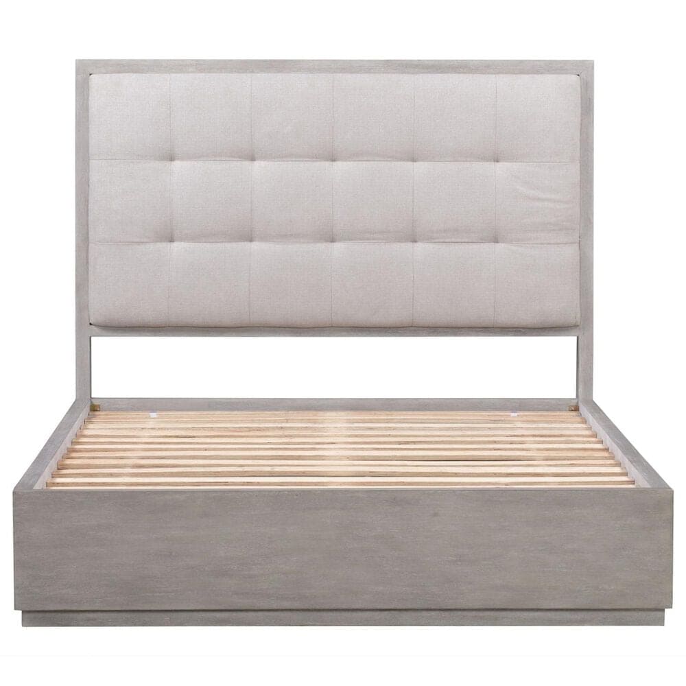 Urban Home Oxford Mineral Queen Bed and Dresser in Gray, , large