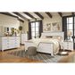 Ashley Willowton 3 Piece King Bedroom Set in Whitewash Finish, , large