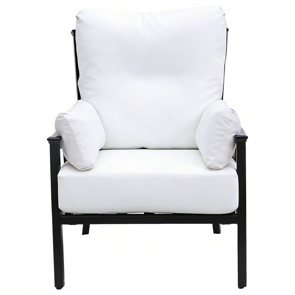 GatherCraft Seville 5-Piece Patio Conversation Set in Medora Ivory, , large