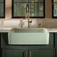 Kohler Ironridge 34" Undermount Single-Bowl Farmhouse Kitchen Sinks in Aspen Green, , large