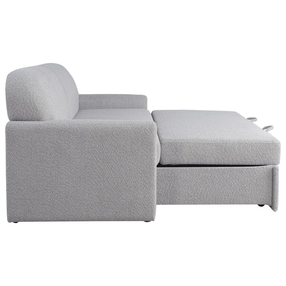 Lifestyle Solutions Willow Stationary Convertible Sofa in Light Gray, , large