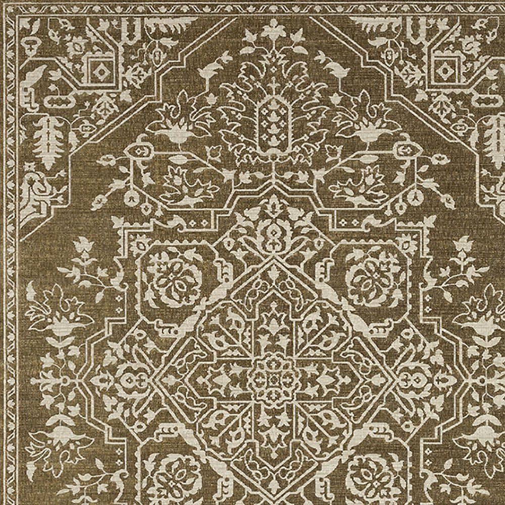 Oriental Weavers Intrigue 9&#39;10&quot; x 12&#39;10&quot; Gold Area Rug, , large