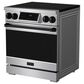 Thor Kitchen Gordon Ramsay 4.8 Cu. Ft. Professional Induction Range with Black Handle Kit in Stainless Steel, , large