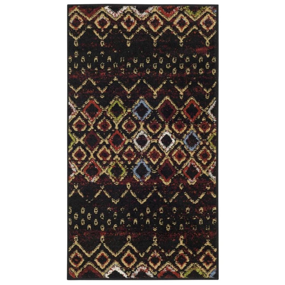 Safavieh Amsterdam AMS108P 2"3" x 4" Black Runner, , large