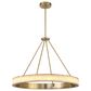 Minka-Lavery Divinely 36.25" Chandelier with Etched Shade in Celeste Brass, , large