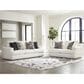 Ashley Karinne Stationary Sofa and Loveseat Set in Linen, , large