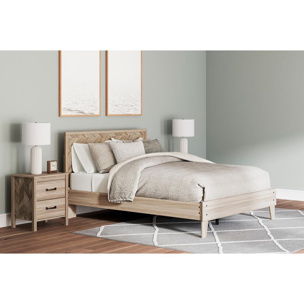Ashley Battelle Full Platform Bed in Tan, , large