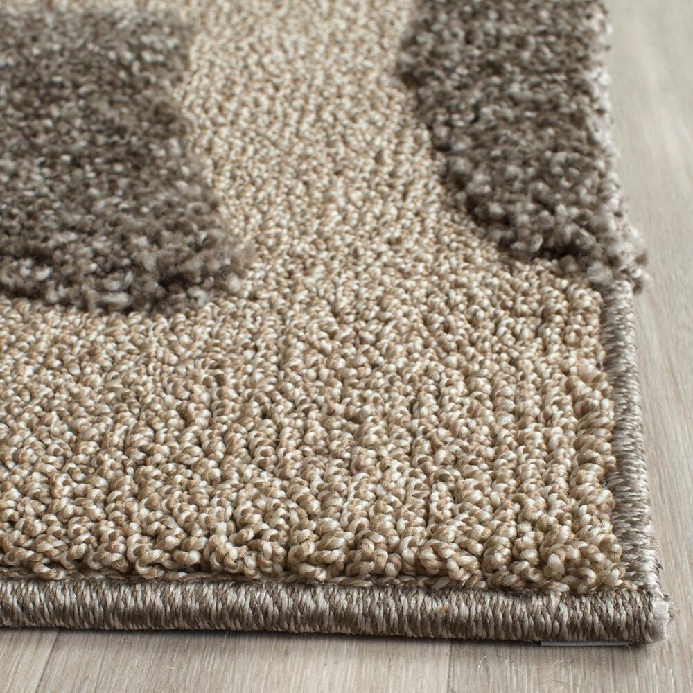 Safavieh Florida Shag SG459-7913-29 2&#39;3&quot; x 9&#39; Smoke/Beige Runner, , large