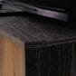 Sauder Canton Lane 54" TV Credenza in Brew Oak, Grand Walnut and Black, , large