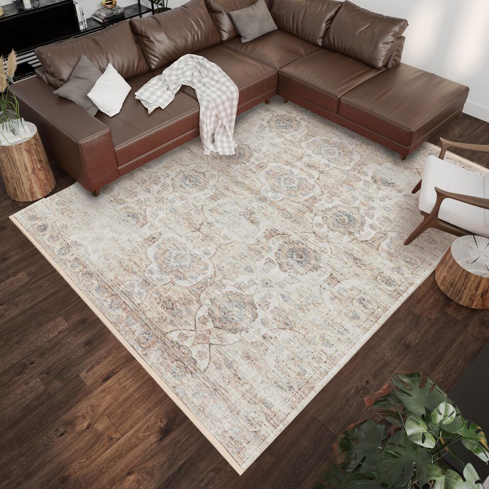 Dalyn Rug Company Marbella MB5 5&#39; x 7&#39;6&quot; Ivory Area Rug, , large
