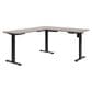 OSP Home 66" L-Shaped Lift Desk in Light Gray, , large