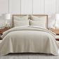 Levtex Pick-Stitch Artisan 3-Piece King Quilt Set in Taupe, , large