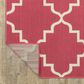 Oriental Weavers Havana Pink and Ivory 1"10" x 7"3" Indoor/Outdoor Runner, , large