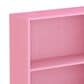 HOMLUX 3-Tier Display Bookshelf with Adjustable Shelves in Pink, , large