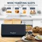 HOMLUX 4-Slice Toaster in Antique Blue, , large