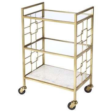 Butler Arcadia Bar Cart in Gold, , large