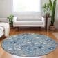 Dalyn Rug Company Tabrook TB12 Denim 8" Round Area Rug, , large