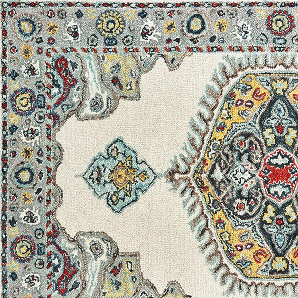 Oriental Weavers Zahra 75505 10&#39; x 13&#39; Ivory and Grey Area Rug, , large