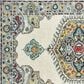 Oriental Weavers Zahra 75505 10" x 13" Ivory and Grey Area Rug, , large