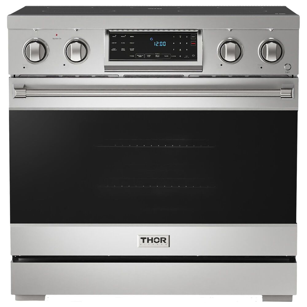Thor Kitchen Gordon Ramsay 6 Cu. Ft. Professional Electric Range in Stainless Steel, , large