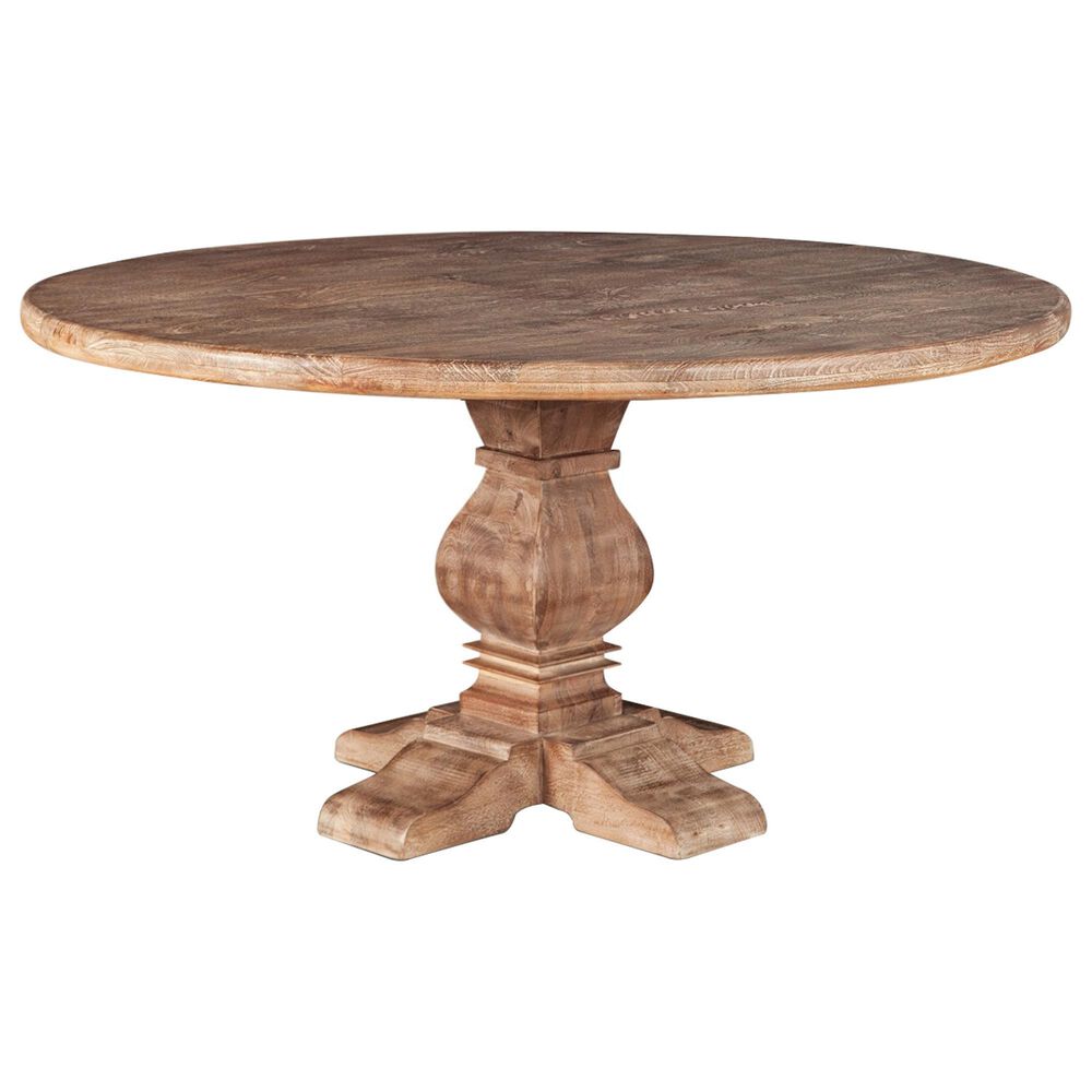 Home Trends &amp; Design San Rafael 5-Piece Round Dining Set in Antique Oak, , large
