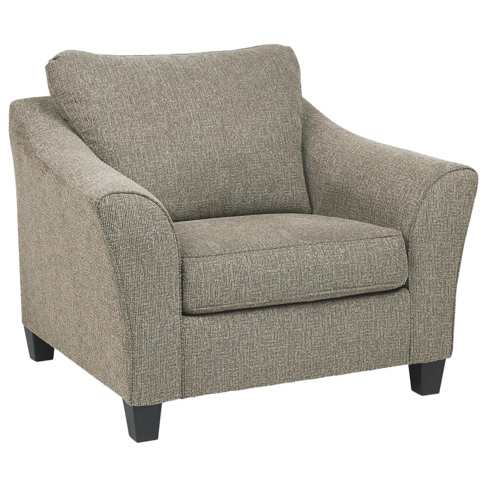 Signature Design by Ashley Barnesley Chair and a Half in Platinum, , large