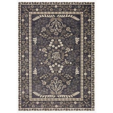 Rifle Paper Co. x Loloi Fiore FIO-01 5" x 7"10" Charcoal and White Area Rug, , large