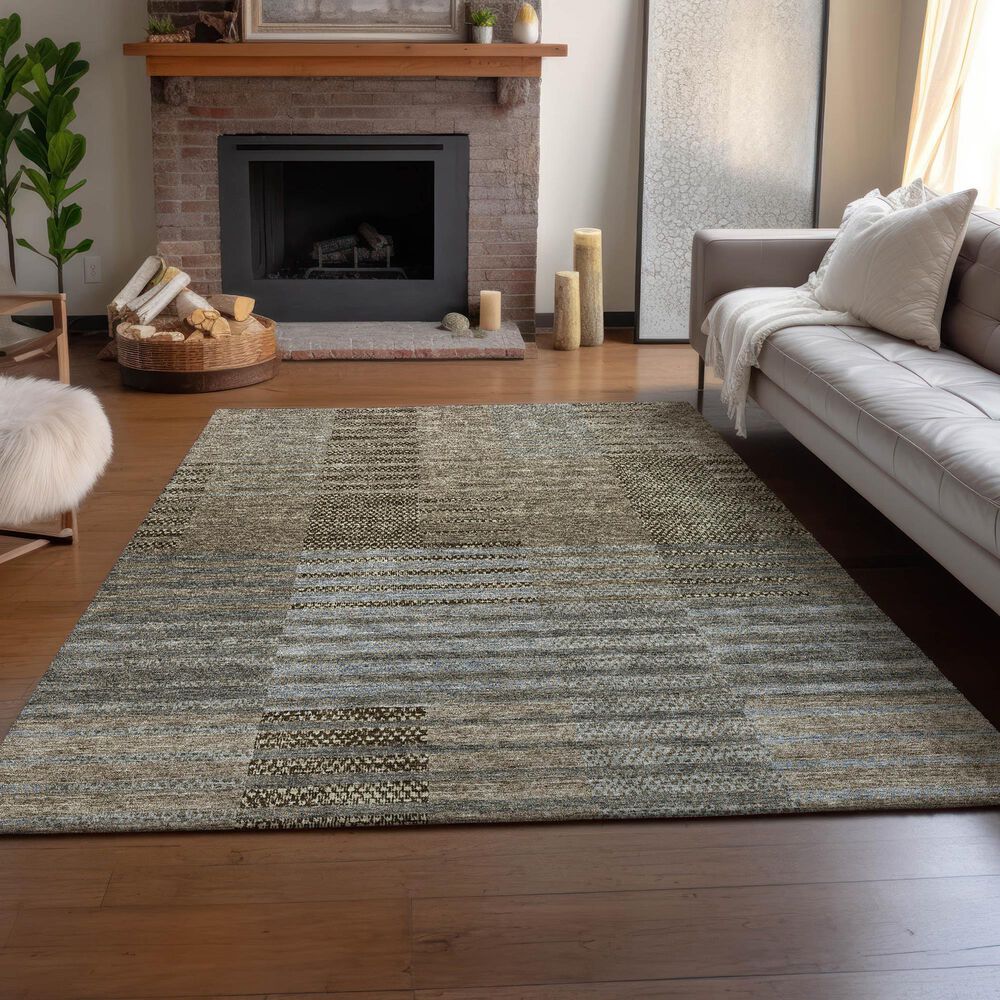Dalyn Rug Company Neo NO17 9&#39; x 12&#39; Taupe Area Rug, , large