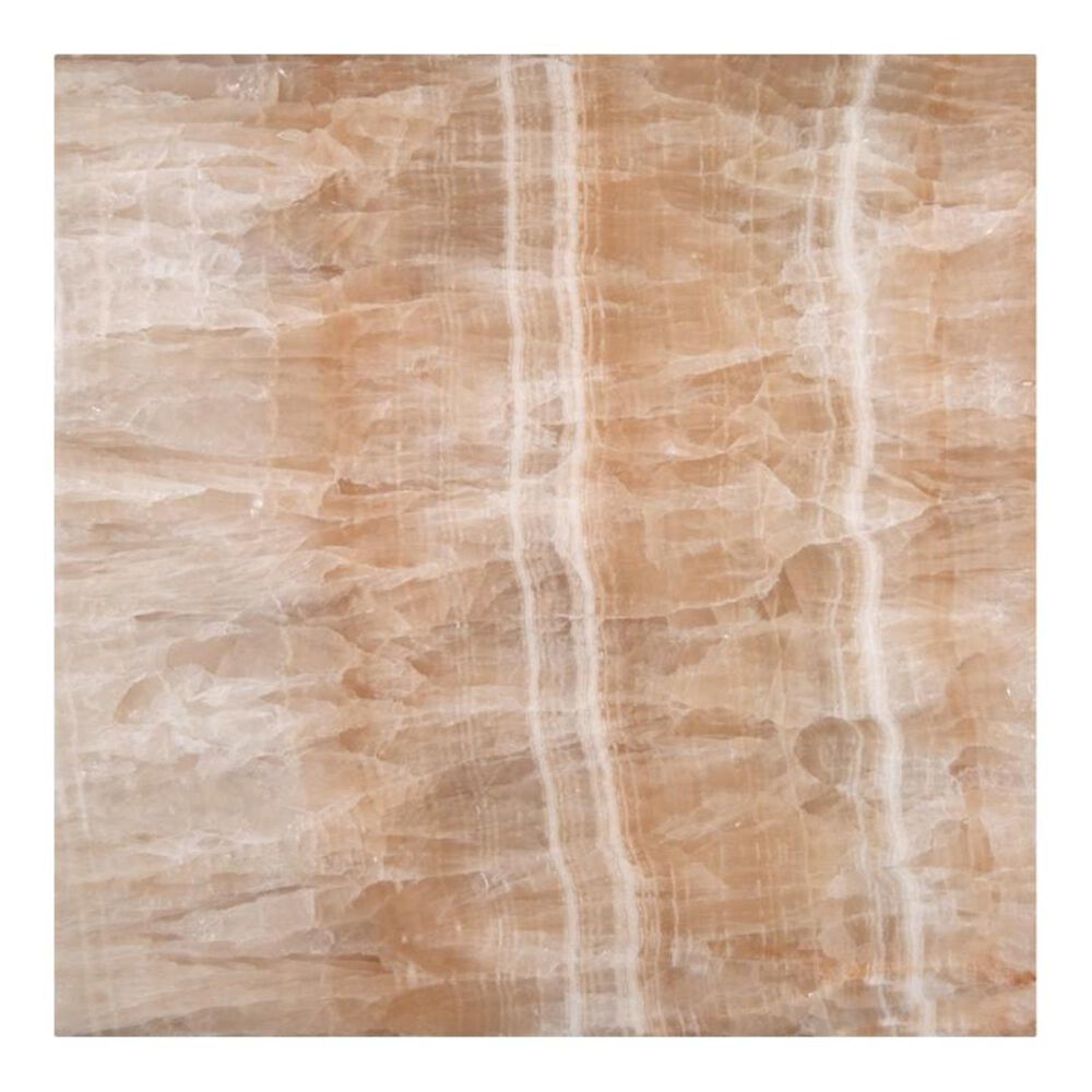 MS International Giallo Crystal Onyx 12" x 12" Polished Natural Stone Tile, , large