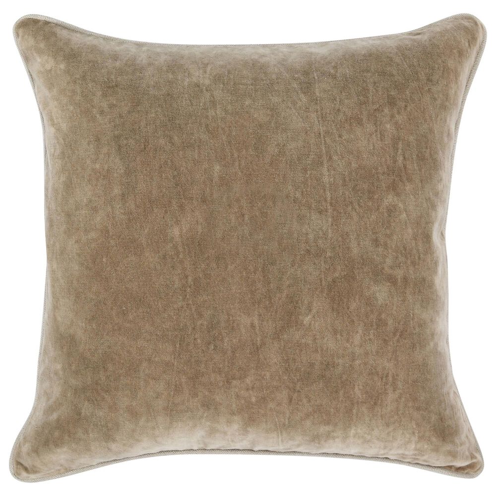 Classic Home Heirloom 22" Square Throw Pillow in Wheat, , large