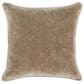 Classic Home Heirloom 22" Square Throw Pillow in Wheat, , large
