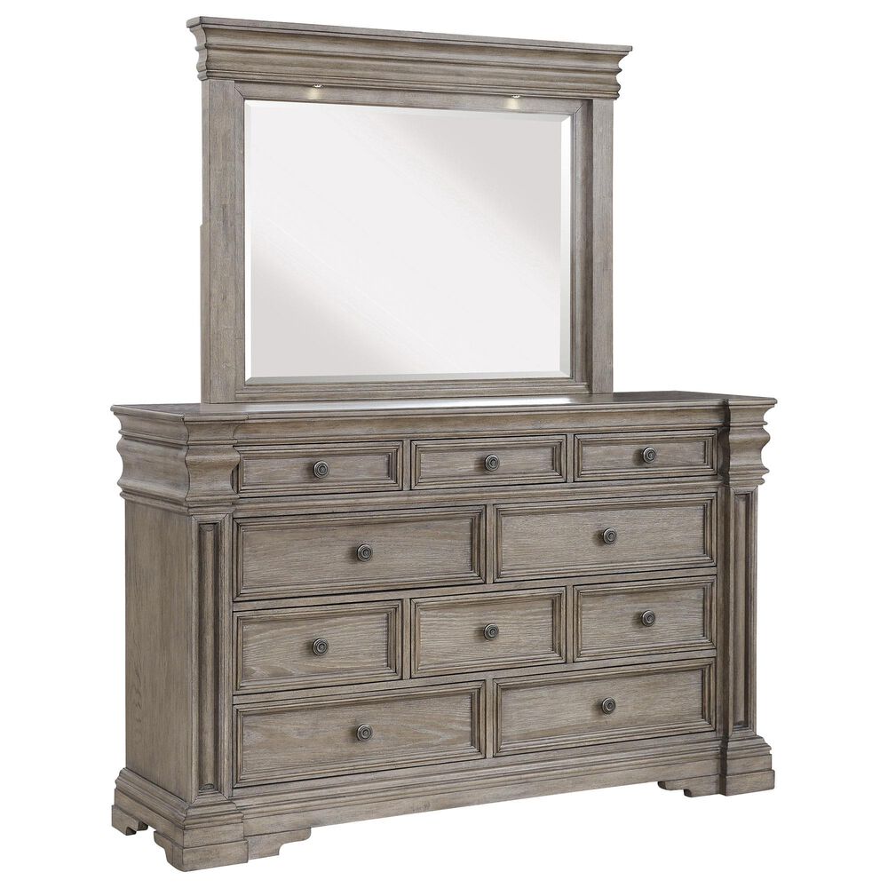 Millenium Blairhurst 3-Piece Queen Panel Bedroom Set in Light Grayish Brown, , large