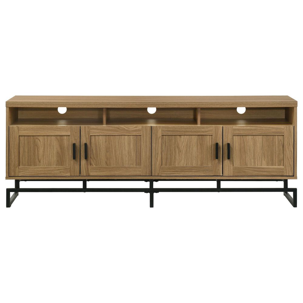 Everly Living Regna 60" TV Stand in Brown, , large