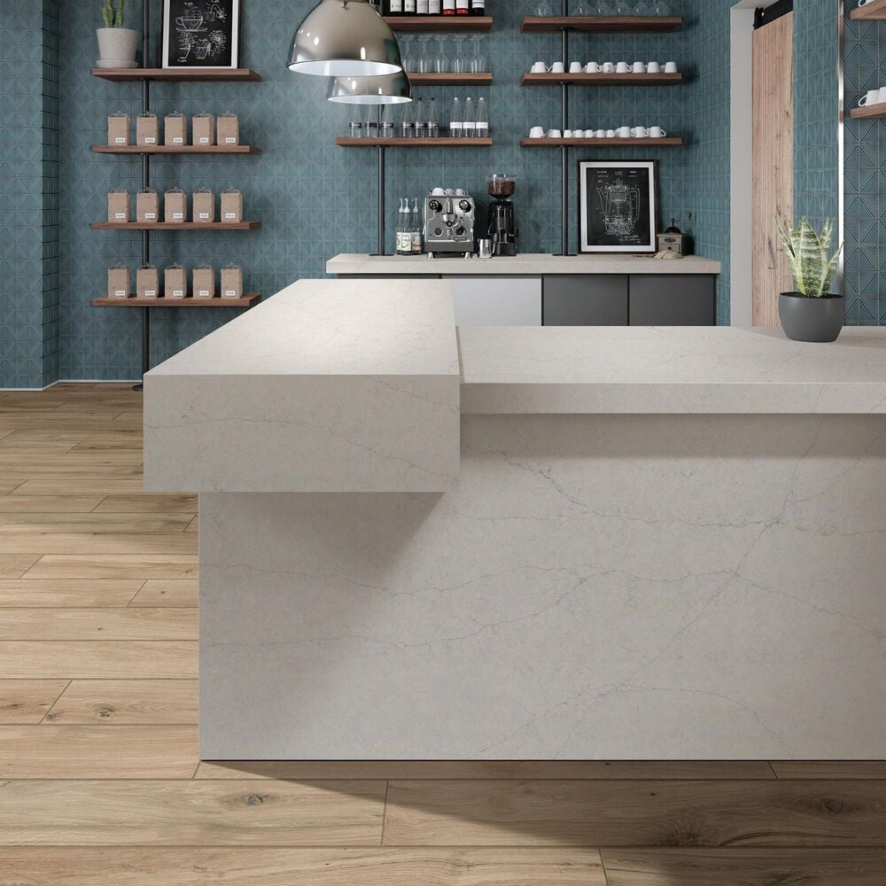 NFM Custom Countertops Noble Grey 3cm Quartz Countertop, , large
