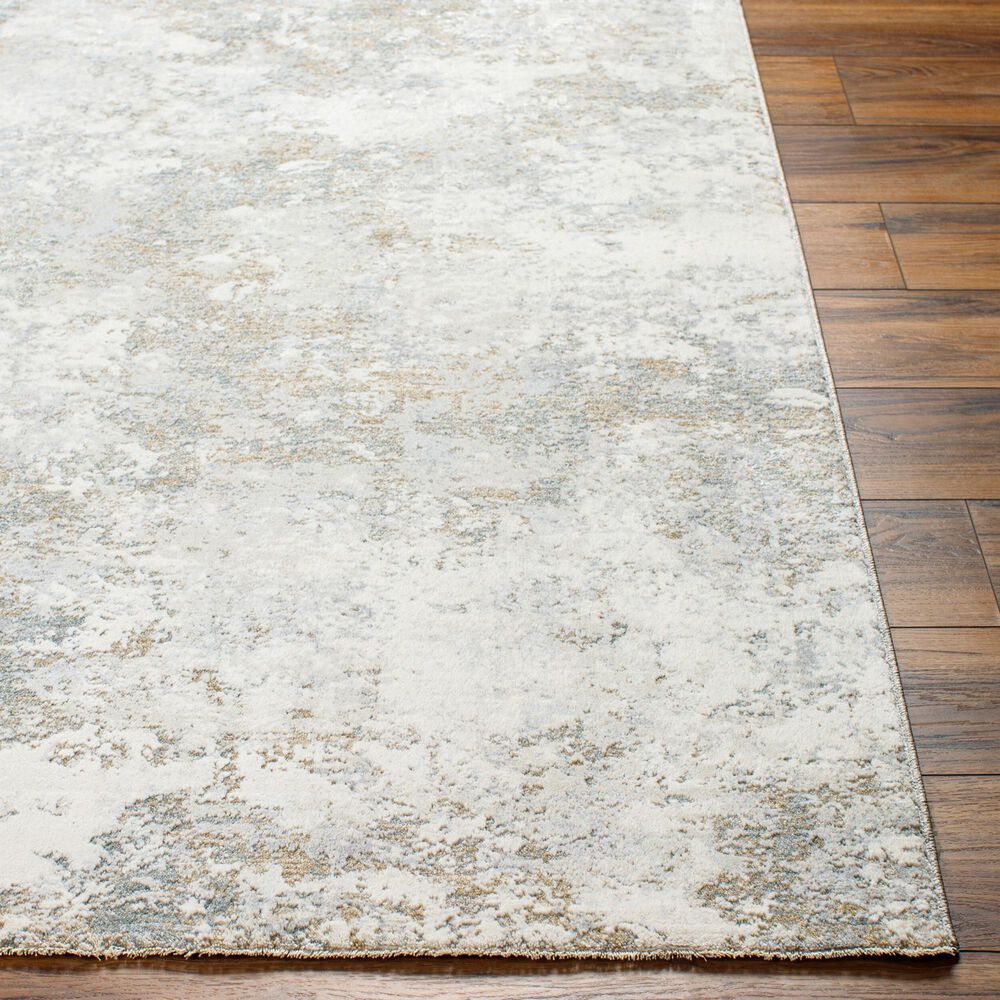 Surya Brunswick 2&#39;7&quot; x 10&#39; Cream, Blue, Olive, Light Slate, Taupe and Seafoam Runner, , large