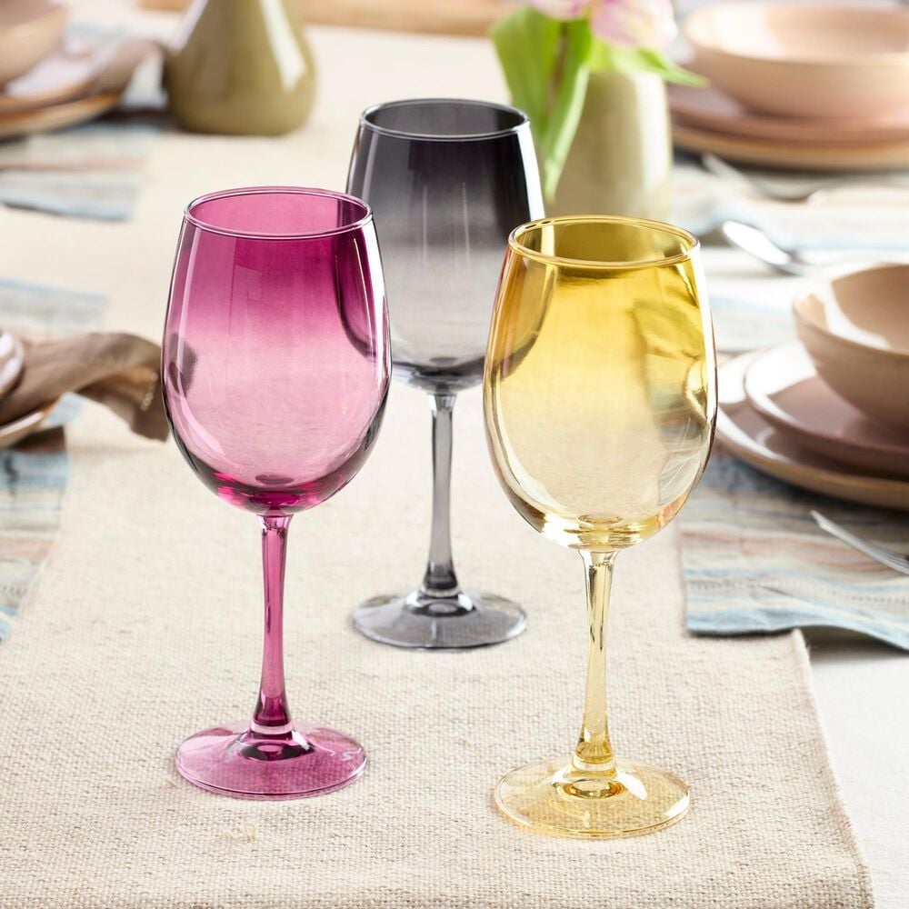 Oneida Golden Hour Wine Glasses - Set of 4, , large