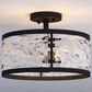 Vaxcel Wilder 3-Light Semi Flush Mount in Matte Black, , large
