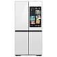 Samsung Bespoke 28.6 Cu. Ft. 4-Door Flex French Door Refrigerator AI Family Hub+ in White Glass, , large